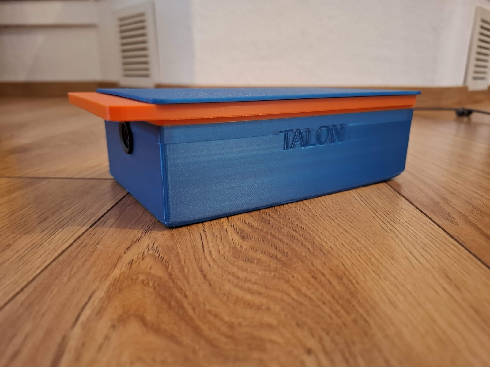 The 3D-printed TALON enclosure built for the traffic prototype.